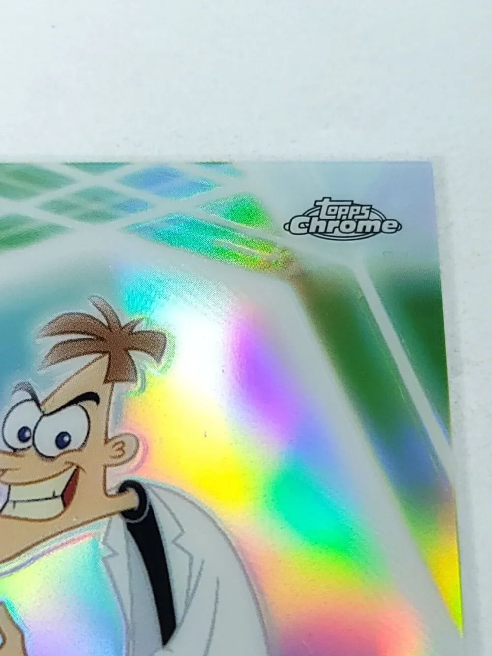 Dr Doofensmirtz Topps 2026 Disney Neon Holo Chrome Refractor Limited 049/199 CNE
